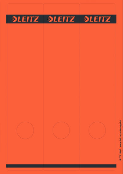 Leitz 1687 Labels Ring Binder 8CM Anchura Lomo 61,5 X 285,0MM — image 1
