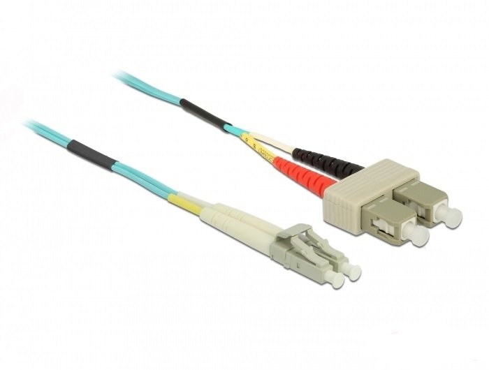 Delock Cable Fibre Optic Lc Sc Multimode OM3 0,5M