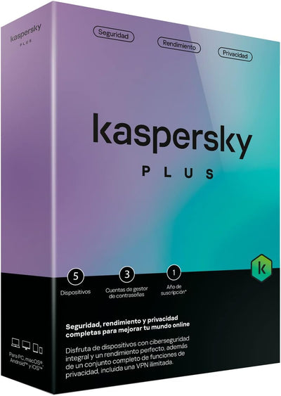 Kaspersky Antivirus Plus 5 Dispositivos 1 Year — image 1