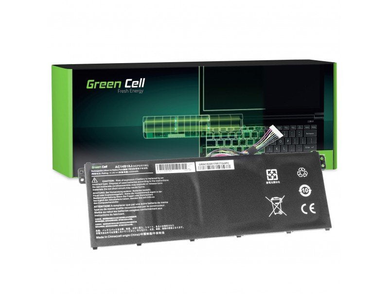 Green Cell Battery Laptop Acer Aspire V3-371 AC14B18J 11,4V 2100MAH AC52