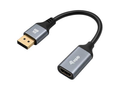 Equip Cable Hdmi-DisplayPort 1.4 8K/60HZ H/M 0.15M Silver — image 1