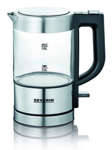 Severin Kettle Water Mini Kettle Glass Wk 3420 — image 1