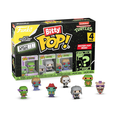 Blister 4 Figuras Bitty Pop Tortugas Ninja Donatello — image 1
