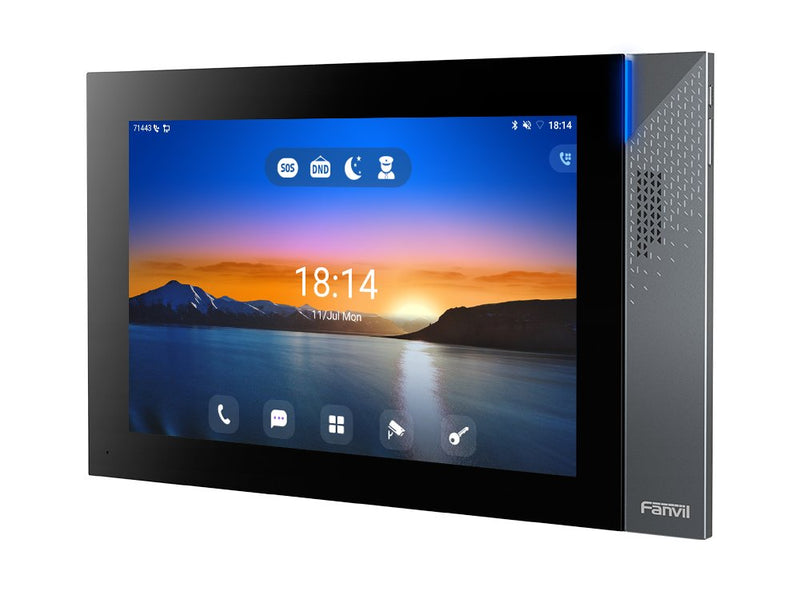 Fanvil I57A Sistema Intercomunicación Video 25,6CM (10.1) Steel Inoxidable, Black