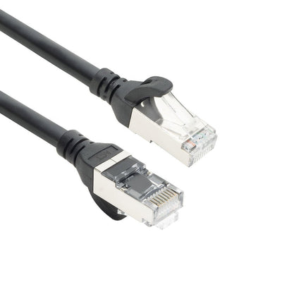 Black 3 Meters Tpe S FTP CAT.6A Ultra-flex Patch Cable Snagless With RJ45 Connectors — image 1