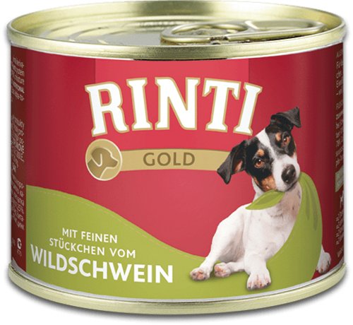 Rinti Gold Wild Boar - Comida Húmeda Perros - 185G