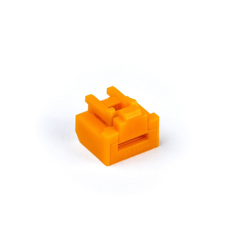 Smartkeeper Essential RJ45 Port Lock (NL03) + Lock Key Basic (U03), Lock Embutir Code Colour Orange 10 Pieces