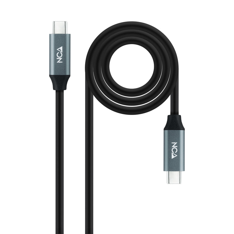 Nanocable USB Cable 3.2 GEN2X2 100W 4K/60HZ USB-C M/M 0.5M - Black