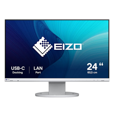Eizo Monitor 60,5CM (23.8) 1920 X 1080 Pixels Full HD LED White Flexscan EV2490-WT — image 1
