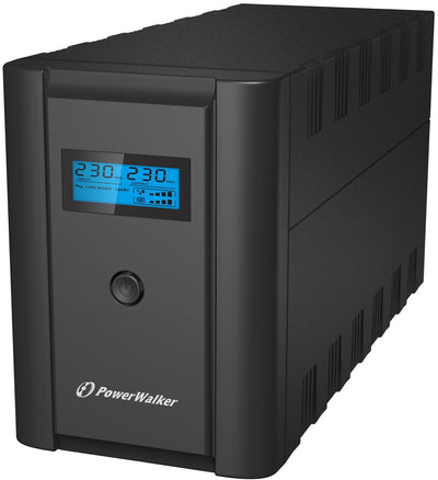 Bluewalker UPS Line-interactive 2200VA 2X Schuko, 2X Iec, RJ11/RJ45, Usb, LCD — image 1