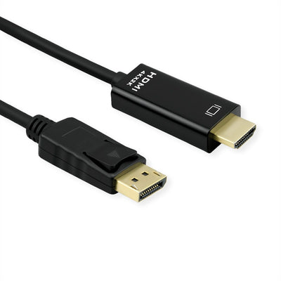 Roline 11.04.5996-10 2M DisplayPort HDMI Black — image 1
