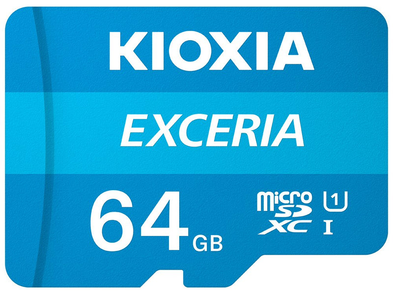 Kioxia microSD 64GB Exceria Uhs-i C10 R100 With Adapter