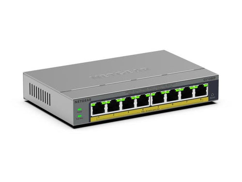NETGEAR GS108EP Gestionado L2/L3 Gigabit Ethernet (10/100/1000) Grey — image 1