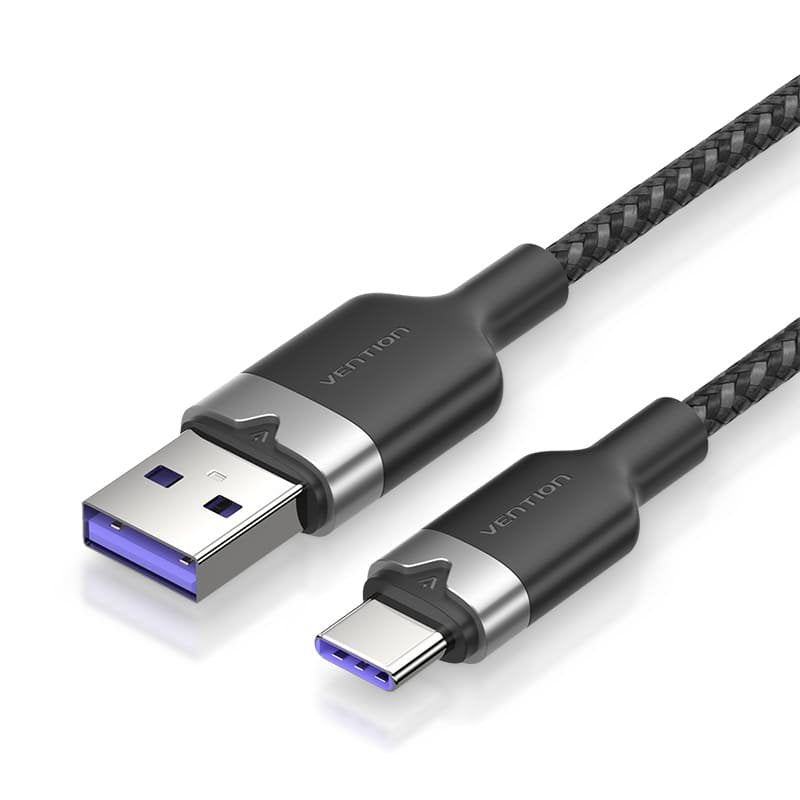 Vention USB Cable 2.0 Type-c Ctobh USB Type-c Male USB Male Up To 100W 480Mbps 2M Black