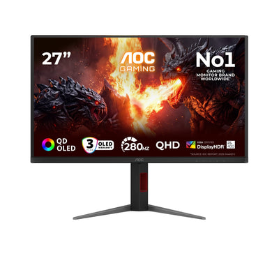 AOC Monitor G4 Q27G4ZD 27 Quad HD Qd-oled 240HZ HDMIX2 DP Pivot — image 1