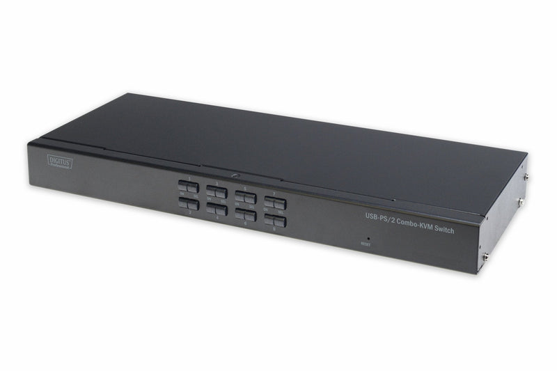 Digitus KVM Conmutador 8 Ports 1 Usuario 8 PC 1 Modulo PC