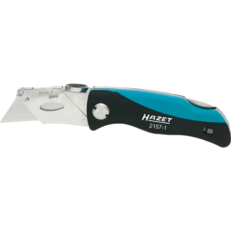 Hazet Knife 2157-1 Black/Blue Handle Cómodo Abs Resistant a Golpes) 2157-1