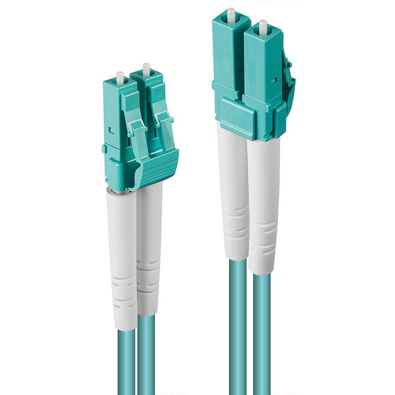 Lindy 50M OM3 Lc/Lc Cable Fibre Optic Blue