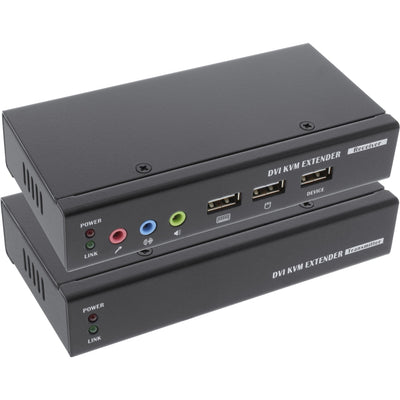 Inline DVI USB KVM Extender Over Tp Cable With Audio Up To 50M — image 1