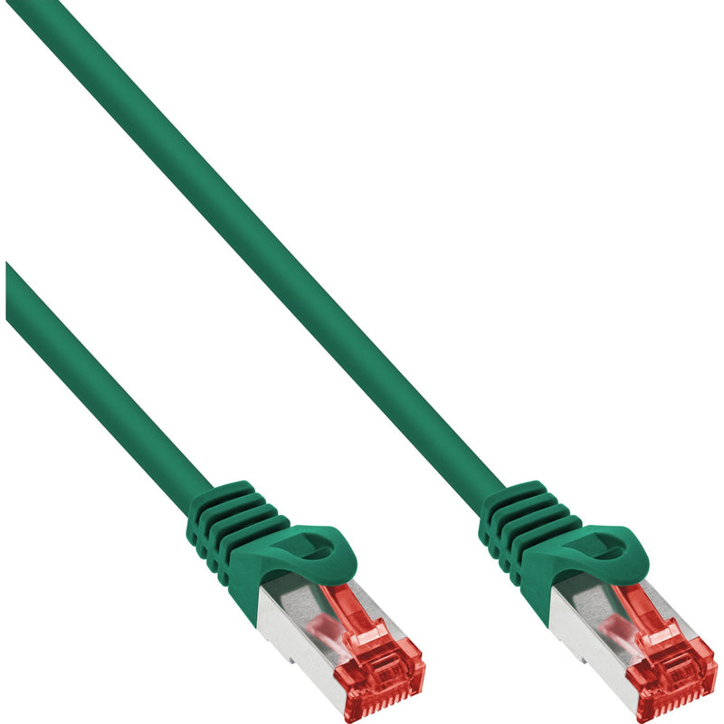 Inline Network Cable S/FTP Pimf CAT.6 250MHZ Cobre Libre Halógenos Green 7.5M