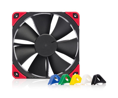Noctua Fan 120MM NF-F12 PWM Chromax Black Swap Colors — image 1