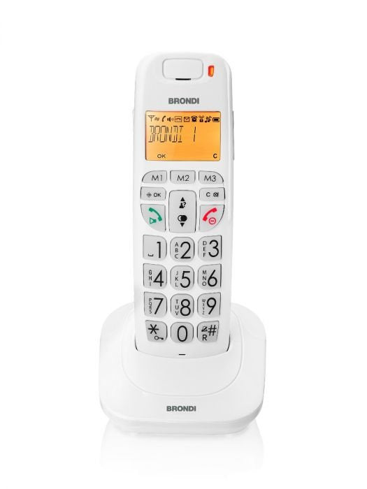 Brondi Phone Inalámbrico Bravo Bright Bianco