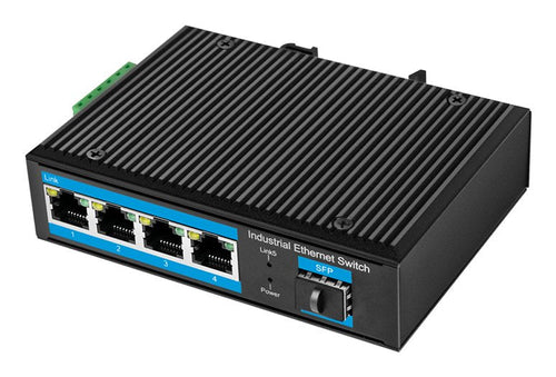 Logilink Gigabit Ethernet Switch, 4-PORT 1000Mbps + 1 Port Sfp — image 1