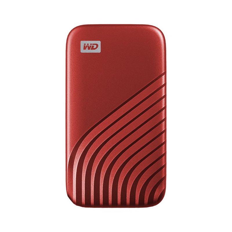Western Digital Drive External SSD My Passport 2TB USB-C - Colour Red