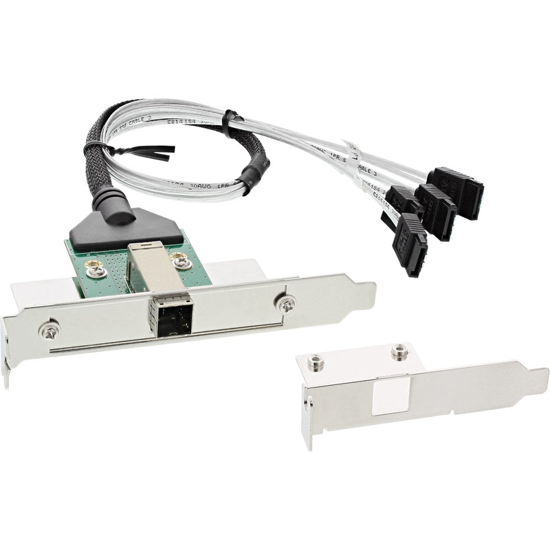 Inline® Sas HD Bracket With Cable Ext. SFF-8644A Int. 4X SATA 0.5M