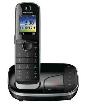 Panasonic KX-TGJ320 Phone Dect Black Identificador Llamadas — image 1
