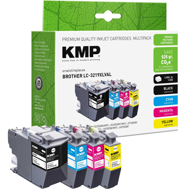 Kmp B58VX Promo Pack Bk/C/My/ And Comp. With Brother LC-3219VALDR