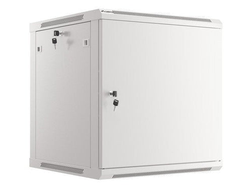 Lanberg Wall Mount Cabinet 19INCH 12U 600X600 Steel Doors Grey Flat Pack — image 1