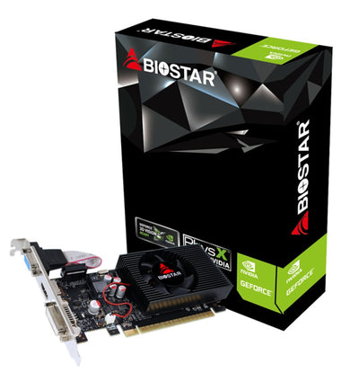 Biostar VGA GeForce GT730 Lp 4GB DDR3 700MHZ Pci 2.0 HDMI DVI VGA Compatible Perfil Low — image 1