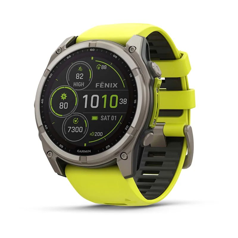 Garmin Smartwatch Fenix 8 Sapp. Solar/Amarillo 010-02907-21