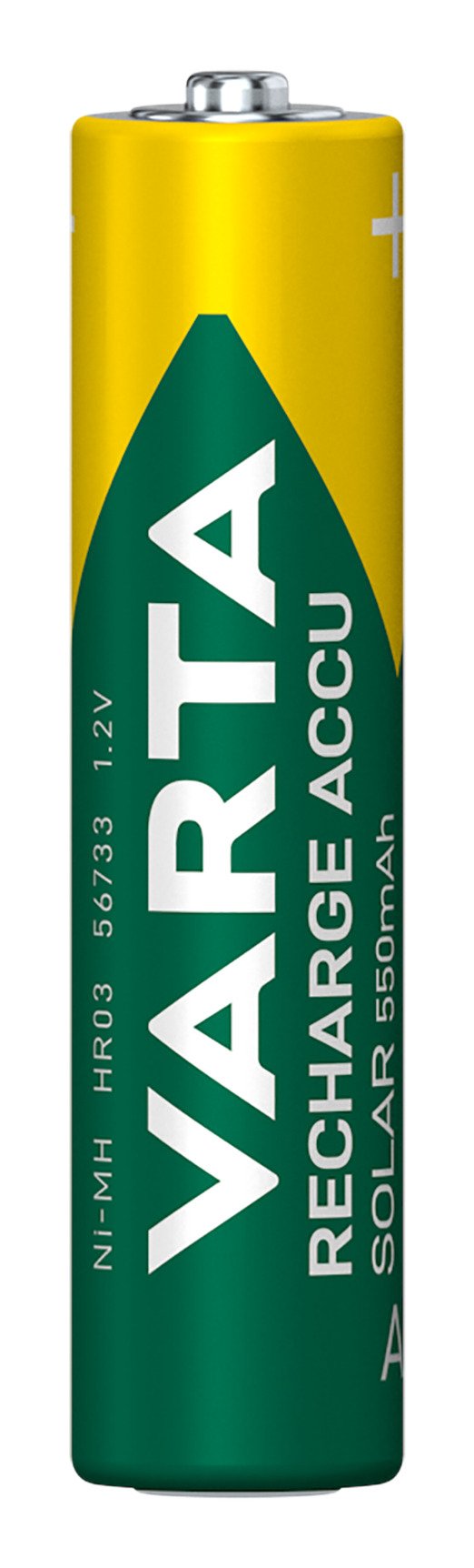 Varta Battery Rechargeable Solar Aaa HR03 550MAH 2ST.