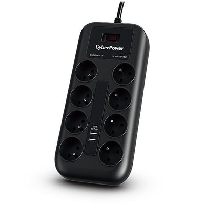 Cyberpower Tracer Iii P0820SUF0-FR 8 Sockets Ca 200 - 250V 1,8M Black — image 1