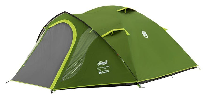 Coleman Tienda Domo Darwin 3 Plus Blackout Green Oscuro/Green Claro, With Porche Type Túnel, Model 2025 220941