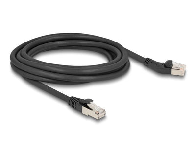 Delock RJ45 Network Cable CAT.6A S/FTP Male a Male Gerade 3M Black — image 1