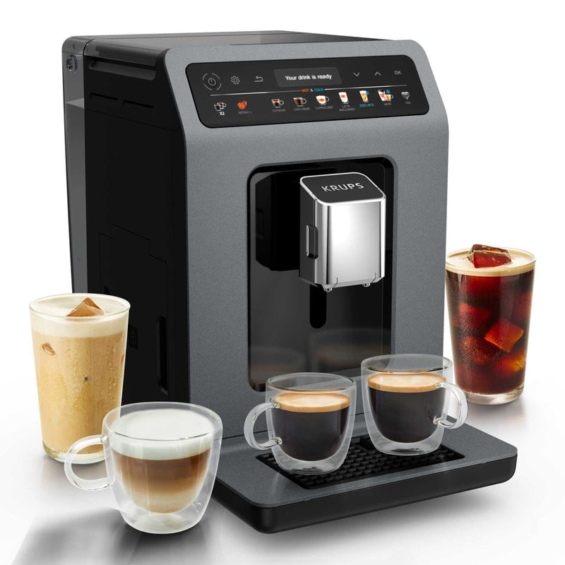 Krups Coffee Machine Ea 898 Gf Hot & Cold