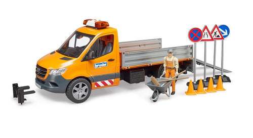 Bruder MB Sprinter Municipal With Módulo Light And Sound Orange Included Conductor And Accesorios 2677 — image 1