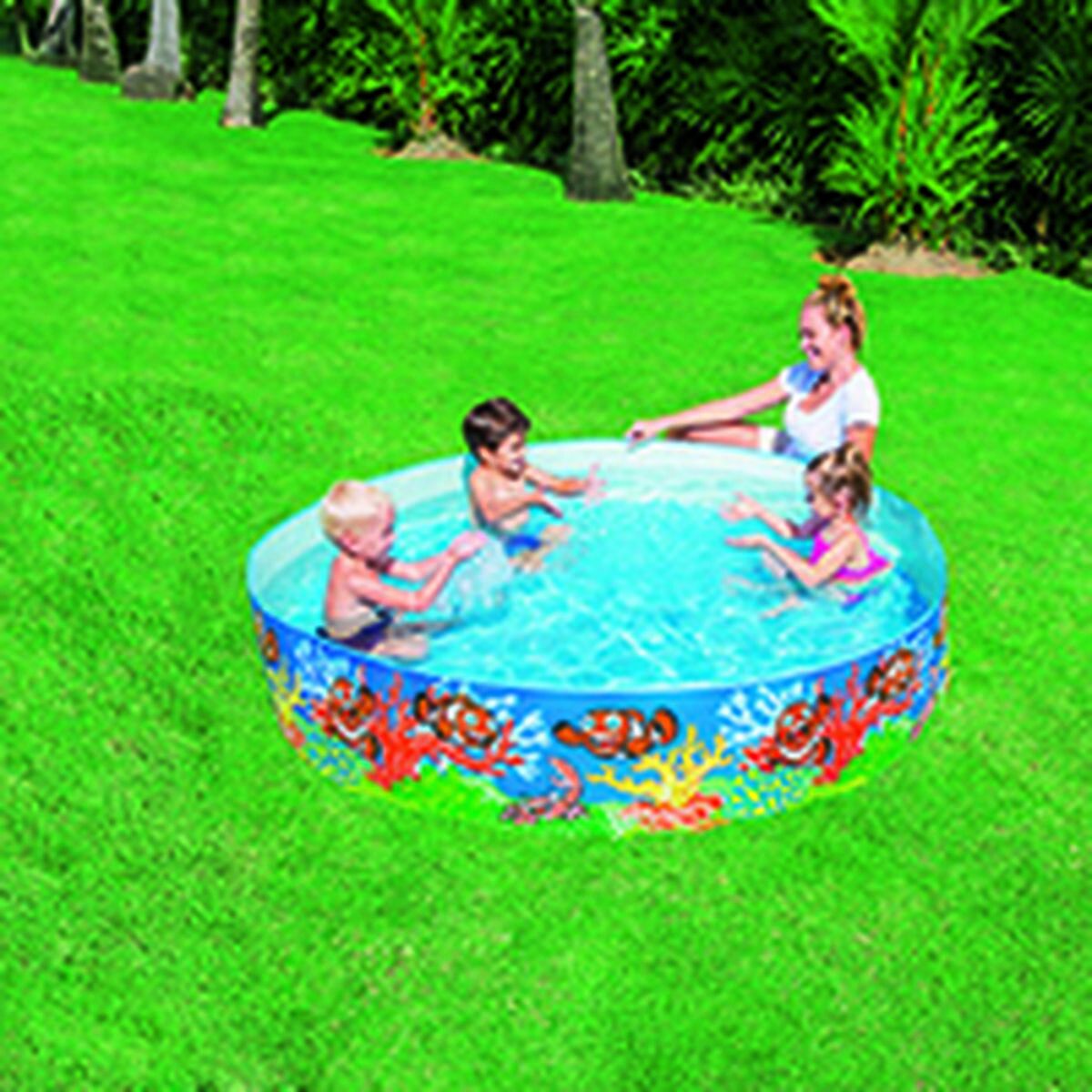 Bestway Inflatable Paddling Pool For Children Bestway Navy 183 X 38 Cm