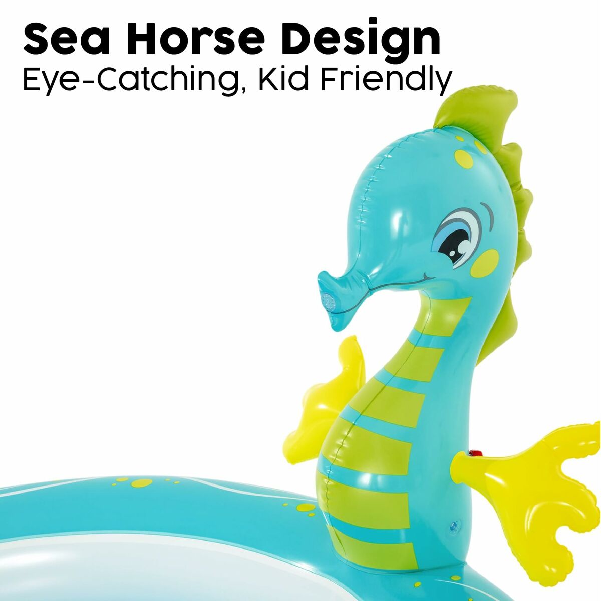 Bestway Inflatable Paddling Pool For Children Bestway Sea Horse 188 X 160 X 86 Cm