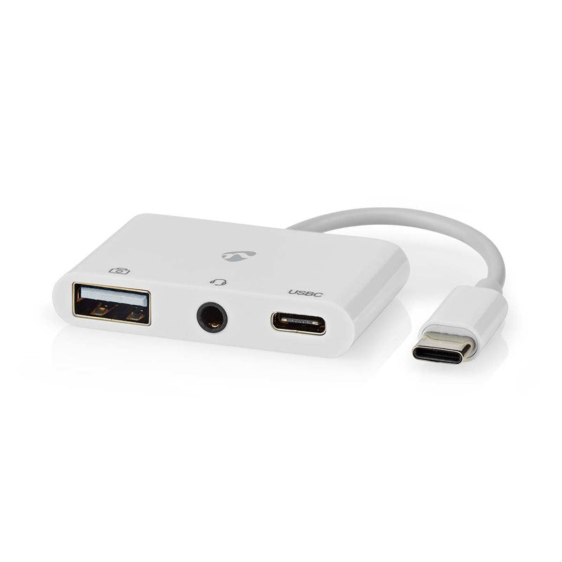 Nedis USB Multi-port-adapter USB 2.0 - Usb-c™ Connector Female USB-A Connector Female Usb-c™ Connector Female