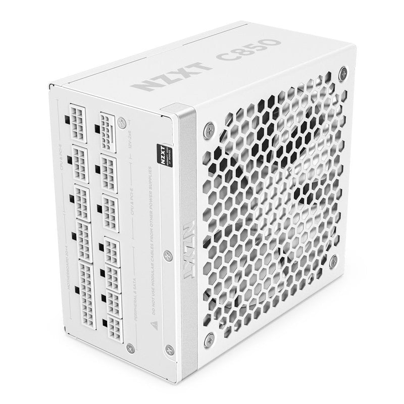 Nzxt Power Supply C850 Gold ATX 3.1, PC White 1X Connector Graphics Card 16 Pines, 3X Pcie, Gestión D