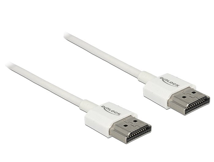 Delock HDMI Cable High Speed With Ethernet - Hdmi-a Male Hdmi-a Male 3D 4K 1,5M Thin High Quality