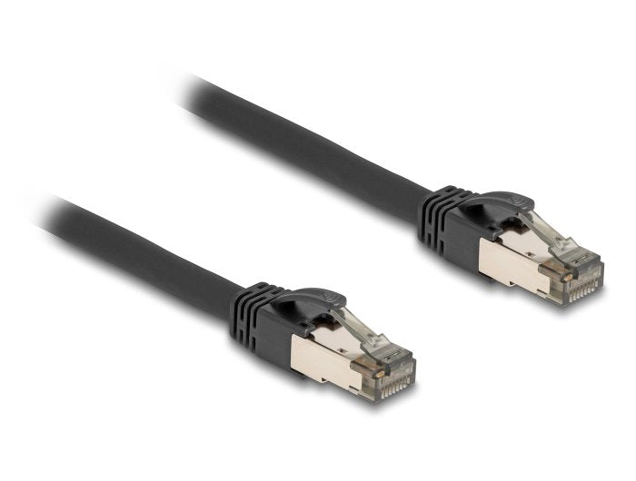 Delock 80240 Network Cable RJ45 CAT.6A U/FTP Ultraflexible With Cover Metálica Indoor 1M, Black