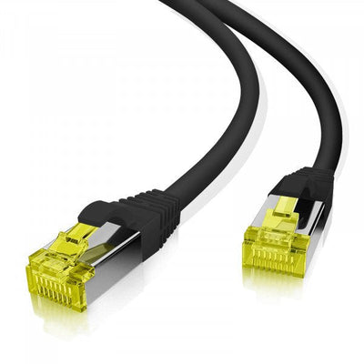 Helos Ultra Flex Network Cable S/FTP CAT.6A Tpe Black 25,0M — image 1