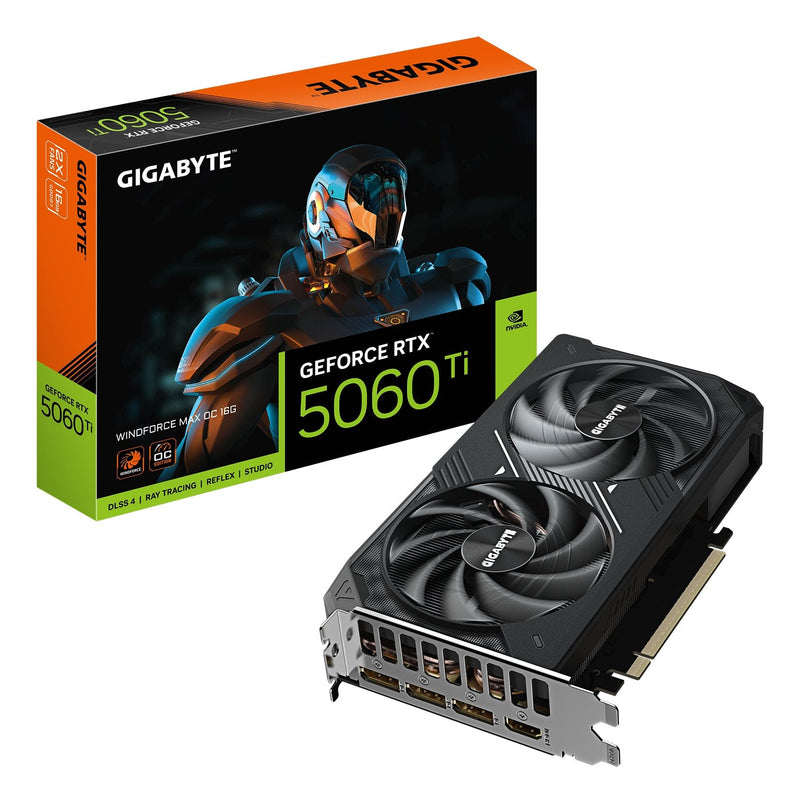 Gigabyte Card NVIDIA GeForce Rtx 5060 Ti Windforce Max. Oc 16GB GV-N506TWF2MAX OC-16GD