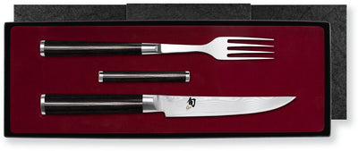 Kai Cutlery Shun 3 Pieces Tenedor, Knife Reposacuchillos — image 1