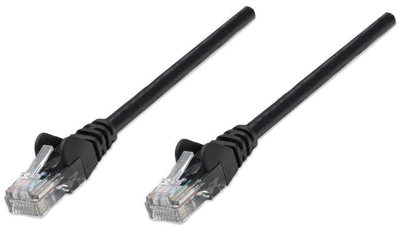 Intellinet Patchkabel RJ45 U/UTP CAT.6 15M Hebelschutz Schw